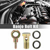 Motorcycle M12x1.5 Banjo Bolt Kit with Copper Washers