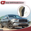 EX35 (2008-2012) Faux Leather Black Beige Gear Shift Knob Cover
