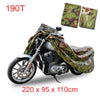 All Makes L 190T Motorcycle Cover Camouflage Outdoor Waterproof UV Protector