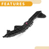 Lexus NX300h 2015-2021 Front Bumper Support Bracket (1 x Black)