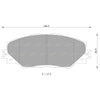 Toyota RAV4 Front Disc Brake Pad Set (2013–2019)
