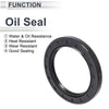 Oil Seal 5 Pcs 58x80x8mm NBR Rubber Black Seal Ring Rotary Shaft Seal