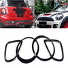 Mini Cooper R55 R56 R57 Black Headlight Taillight Trim (2007-2015)
