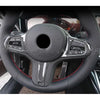 BMW 3 4 Series 4PCS Carbon Fiber Steering Wheel Cover Trim (2019–2023)