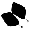 Toyota Prius Black Front  Bumper Tow Hook Eye Cover Caps (2019-2021)