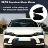 Honda Civic 2 x Left & Right Ox Horn Wing Mirror Covers (2022-2025)