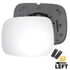 Volvo XC70 XC90 Left Side Heated White Mirror Glass (2007-2014)