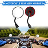 M10 Round Handlebar Rear View Mirrors
