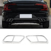 Volvo V90 S90 2 x Rear Exhaust Muffler Tail Pipe Covers (2016-2020)