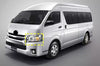 Toyota Hiace Matte Black Headlight Cover Trim (2014-2018)