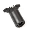 RV 7 Way Round to 4 Pin Flat Trailer Light Adapter Plug Connector