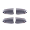 Cadillac ATS XTS XT5 CT6 4x Door Lock Cylinder Chrome Cover Trim (2013-2020)