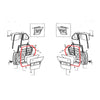 Toyota Corolla Sedan 1979-1987 Rear Door Weatherstrip