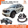 Nissan Navara D40 Widebody 4-Door Dual Cab Black Fender Flare Arch