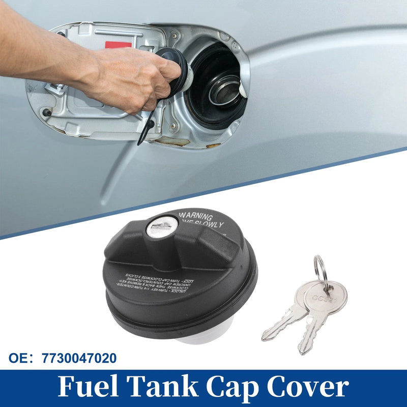 Toyota Camry Locking Gas Cap Fuel Tank Cover w/ Keys (2002-2006)
