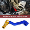 Bosuer M4 Gear Shift Lever Folding Blue Gold-Tone Silver-Tone