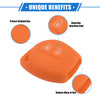 Suzuki 2 Button Silicone Orange Car Remote Key Fob Case Protectors