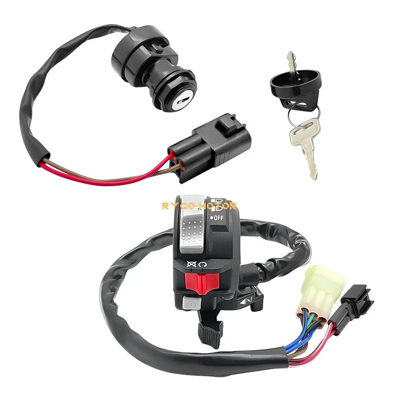 Yamaha YFM400 Big Bear Start Stop Switch Headlight & Ignition Key Switch