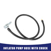 Car / Motorcycle 100cm 39.37'' Tire Inflator Pump Hose w/ Lock Air Chuck