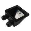 Solar Panel RV Caravan Black Double Wire Cable Entry Gland Box