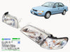 Toyota Corolla AE100 AE101 EE E100 Wagon Diamond Clear Headlights (1991-1999)
