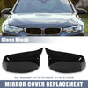 BMW 5 Series E60-E64 Gloss Black Rear View Mirror Covers
