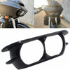 Harley Road Glide Black Headlight Lamp Trim Cover Bezel (2015-2023)