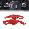 VW Golf Jetta Passat Polo Red Steering Wheel Paddle Shifter Extensions