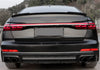 Audi A6 C8 Sedan 2019-2023 Rear Trunk Spoiler Wing Glossy Black