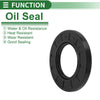 Oil Seal 40x72x8mm Rotary Shaft Seal NBR Rubber High Pressure Black