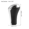 BMW X1 E84 Faux Leather Black Silver Tone 5 Speed Manual Shift Knob Head