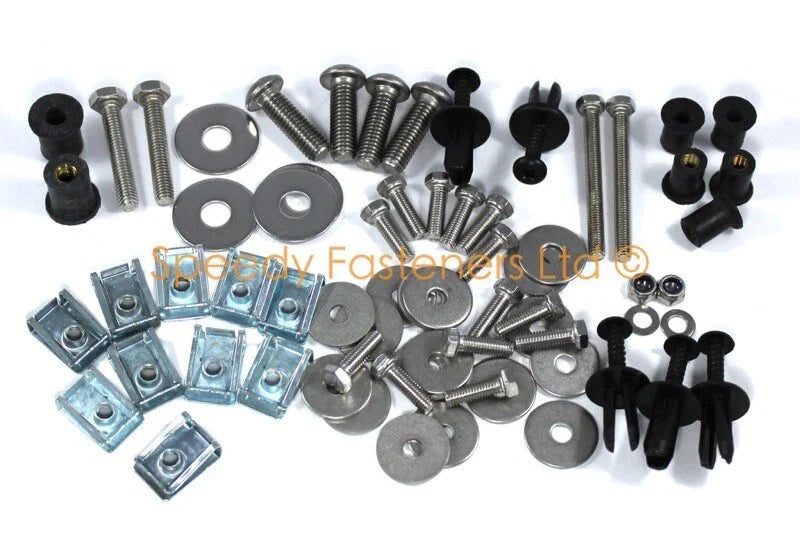 Elise VX220 113 pc Clamshell Bolts Well Nuts Spire Clip