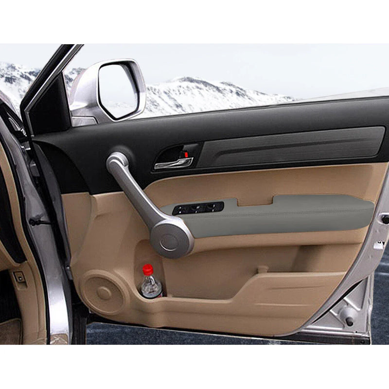 Honda CR-V Synthetic Leather Car Front Door Panels Armrest Covers (2007-2012)