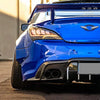 Real Carbon Fiber Rear Bumper Lip Diffuser Fit Hyundai Genesis Coupe 2009-2016