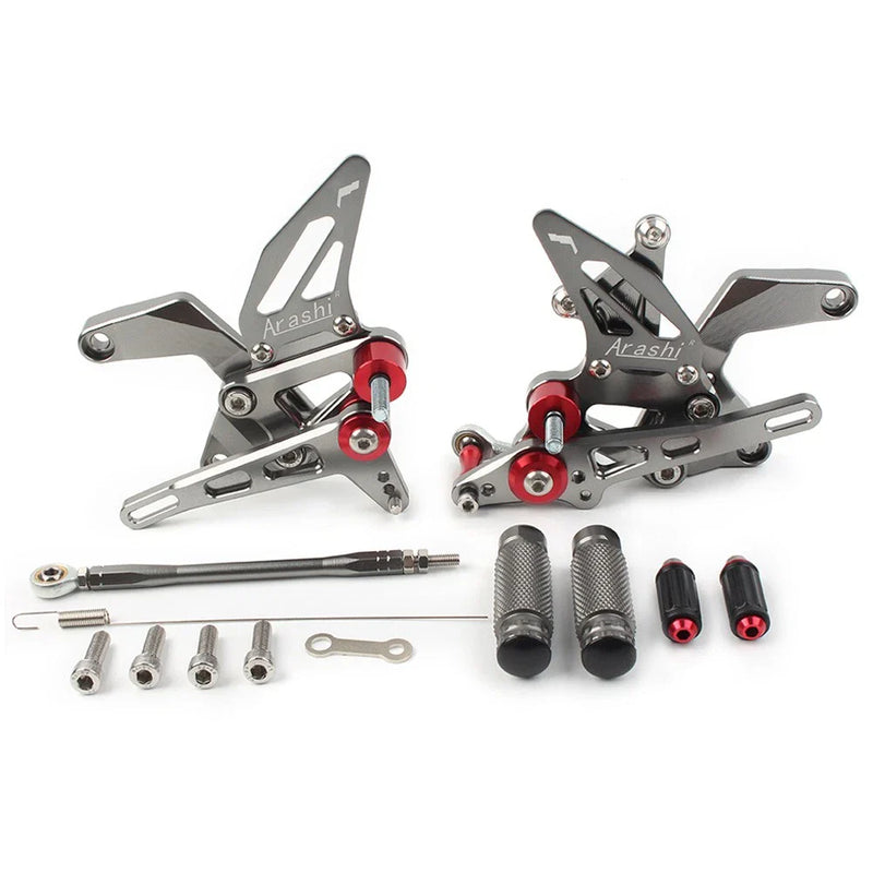 Kawasaki Z900 2021-2023 - Grey Aluminum Rear Footpegs