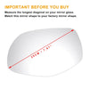 Porsche Cayenne Left Side White Mirror Glass w/ Back Heated (2007-2010)