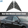 Hyundai Sonata DN8 Rear Side Window Louver Shades Covers (2020-2022)