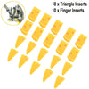 Corghi Hunter Tire Changer 20 x Finger+Triangle Leverless Inserts Protector