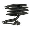 Harley Touring Black Stealth Luggage Rack w/ Docking Hardware (2009-2013)