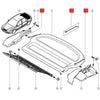 Nissan Qashqai 1pc / Parcel Shelf String Cord Tonneau Cover Strap