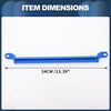 Motorcycle Handlebar Blue Cross Bar / 34cm / Mirror mount