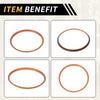 Toyota Tacoma AC Vent Dashboard Decoration Rings  Orange (2016-2021)