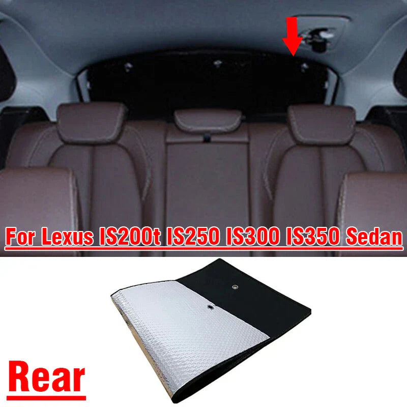 Lexus IS200t IS250 IS300 IS350 Sedan Rear Windshield Interior Sunshade
