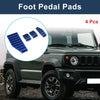 Suzuki Jimny (2018-2022) Blue 4 Pcs Manual Foot Accelerator Pedal Covers