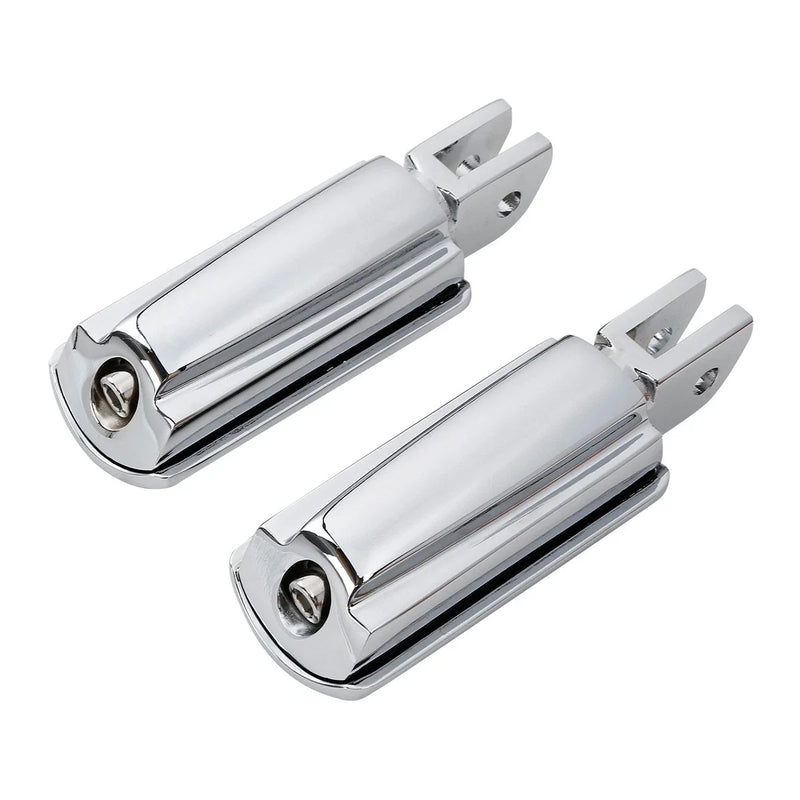 Harley Fat Boy Chrome Driver & Passenger Footpegs Bracket (2018-2025)