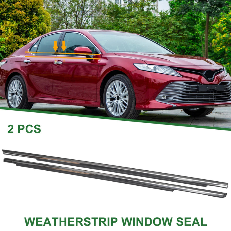 Toyota Camry Front Left & Right Weatherstrip Window Seals (2002-2006)