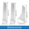 Ford Focus (2012-2019) Silver Tone 6pcs Door Pillar Window Trim