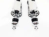 Harley Davidson FXSTC Softail Custom Chrome Rear Shock Absorbers (07-10)