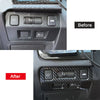 Subaru WRX STi Carbon Fiber ABS Head Light Switch Cover Trim (2015-2020)