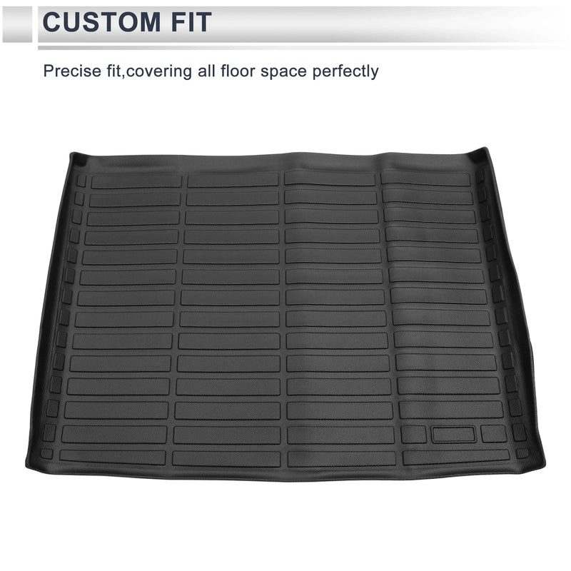 Chevrolet Suburban Cargo Liner Rear Trunk Mat Grid Pattern TPE (2015-2020)